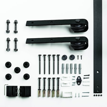 Renin 78-3/4 in Bent Strap Hardware Kit Matte Black BD102K-07800-MB